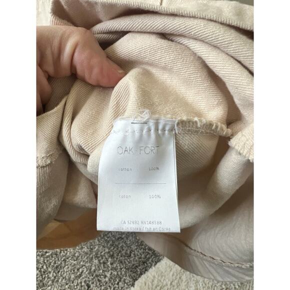 Oak + Fort Khaki overall dress women's size medium - Picture 4 of 4